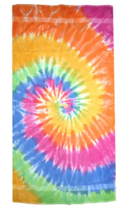 TIE-DYE BEACH TOWEL