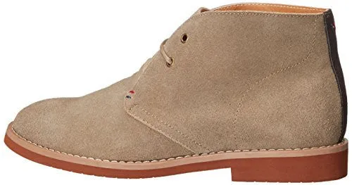 TOMMY HILFIGER MEN'S STEN CHUKKA BOOT, TAUPE, 9.5 M US