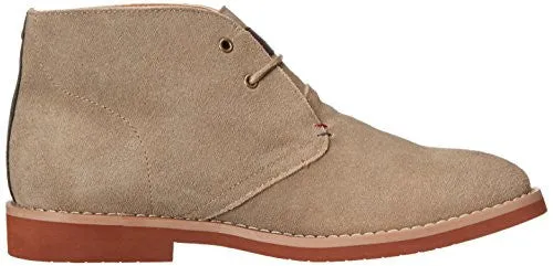 TOMMY HILFIGER MEN'S STEN CHUKKA BOOT, TAUPE, 9.5 M US