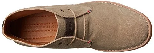 TOMMY HILFIGER MEN'S STEN CHUKKA BOOT, TAUPE, 9.5 M US