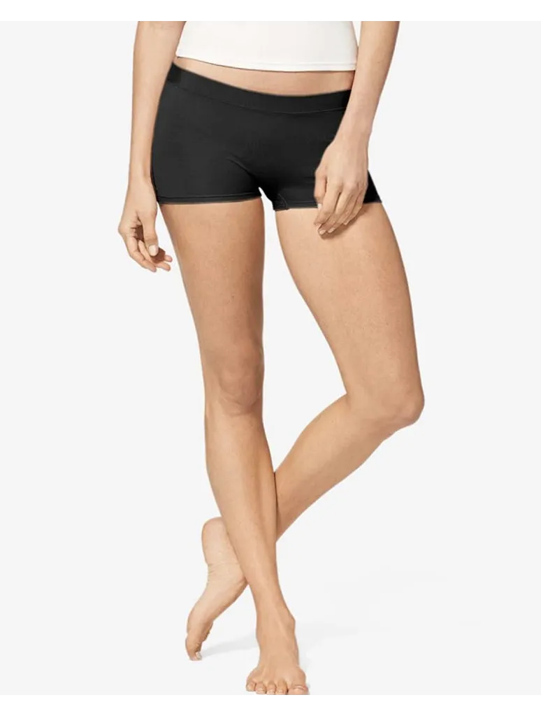 Tommy John Second Skin Boyshort in Black