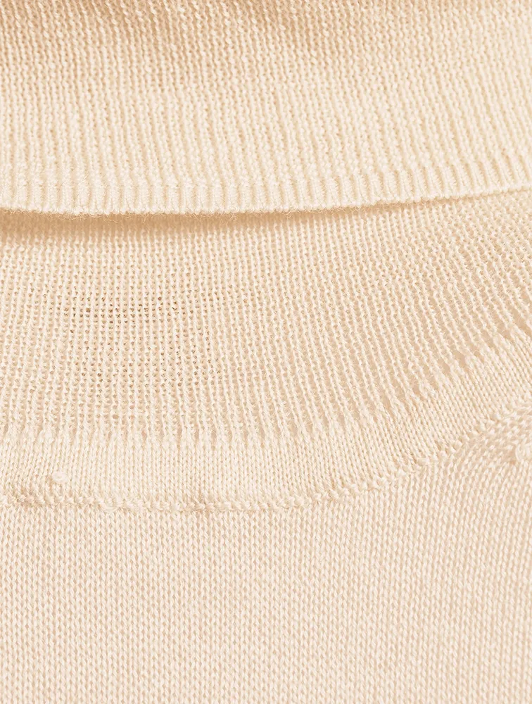 TOTÊME Fine Merino Sleeveless Turtleneck Sweater