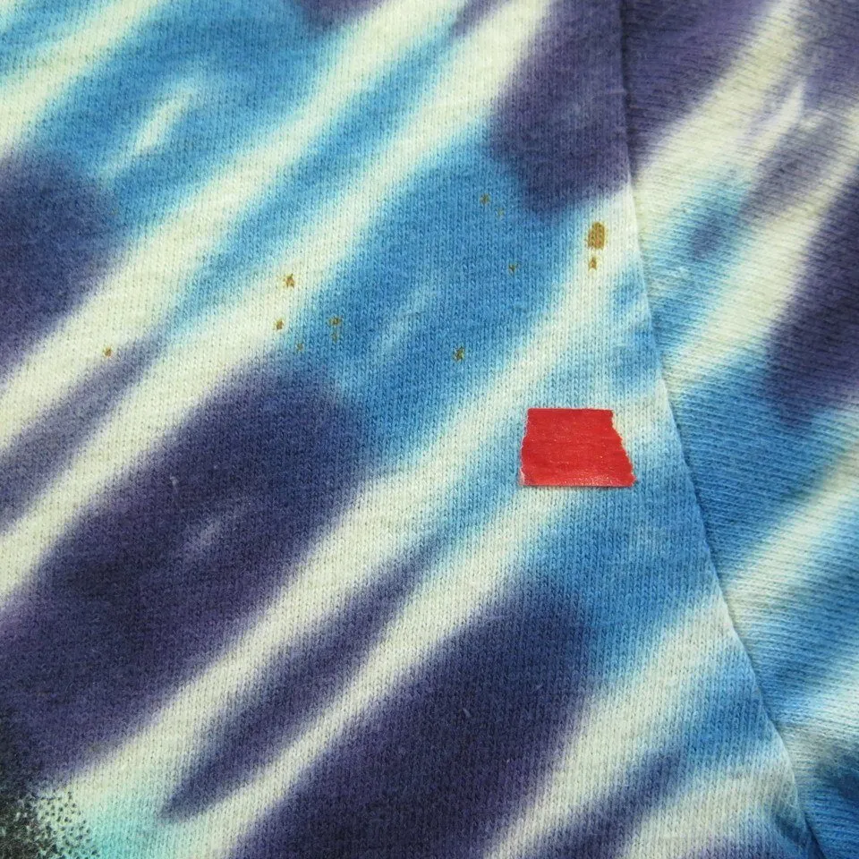 Vintage 90s Grateful Dead Vermont T-Shirt Medium Deadstock Tie dye