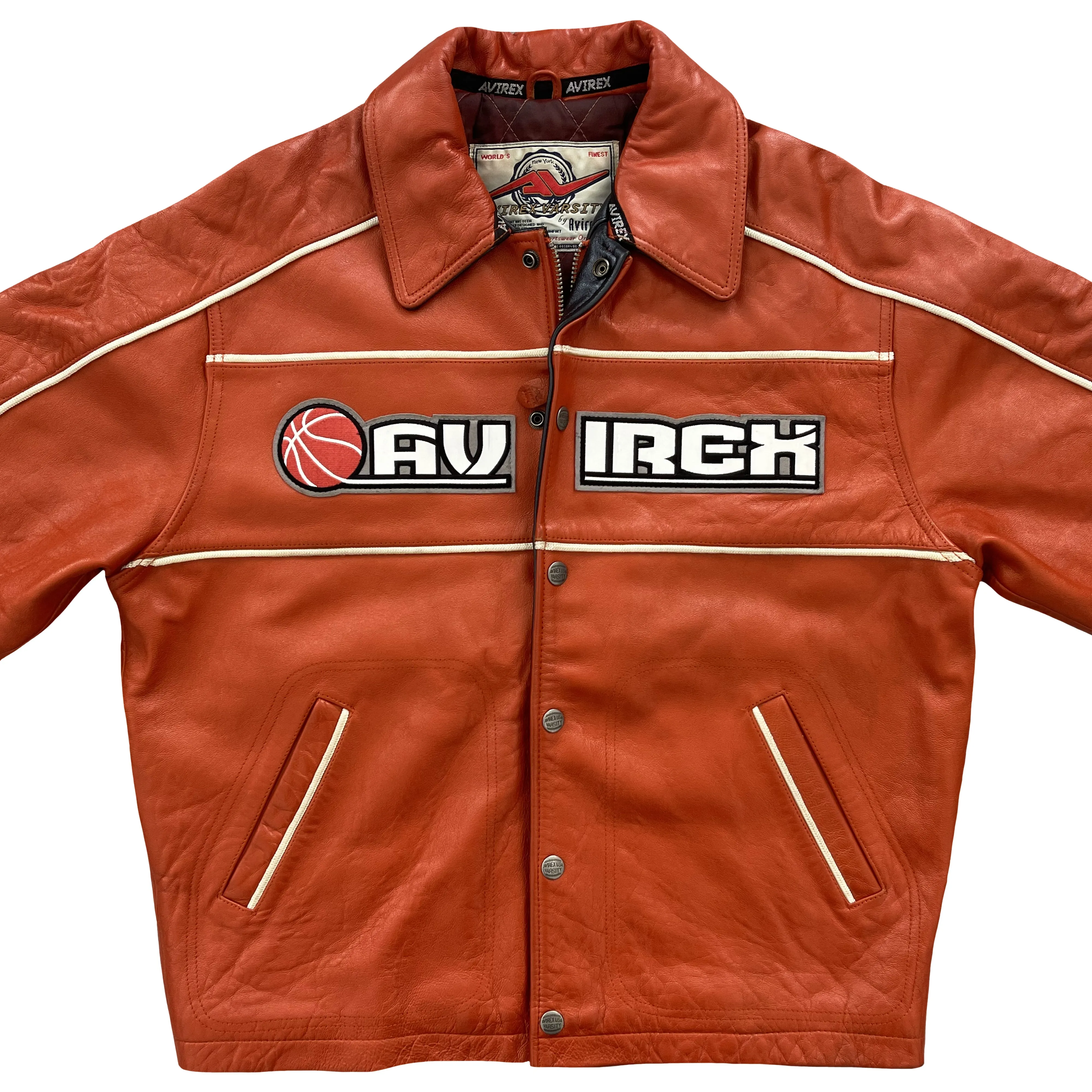 Vintage Avirex Leather Varsity Jacket