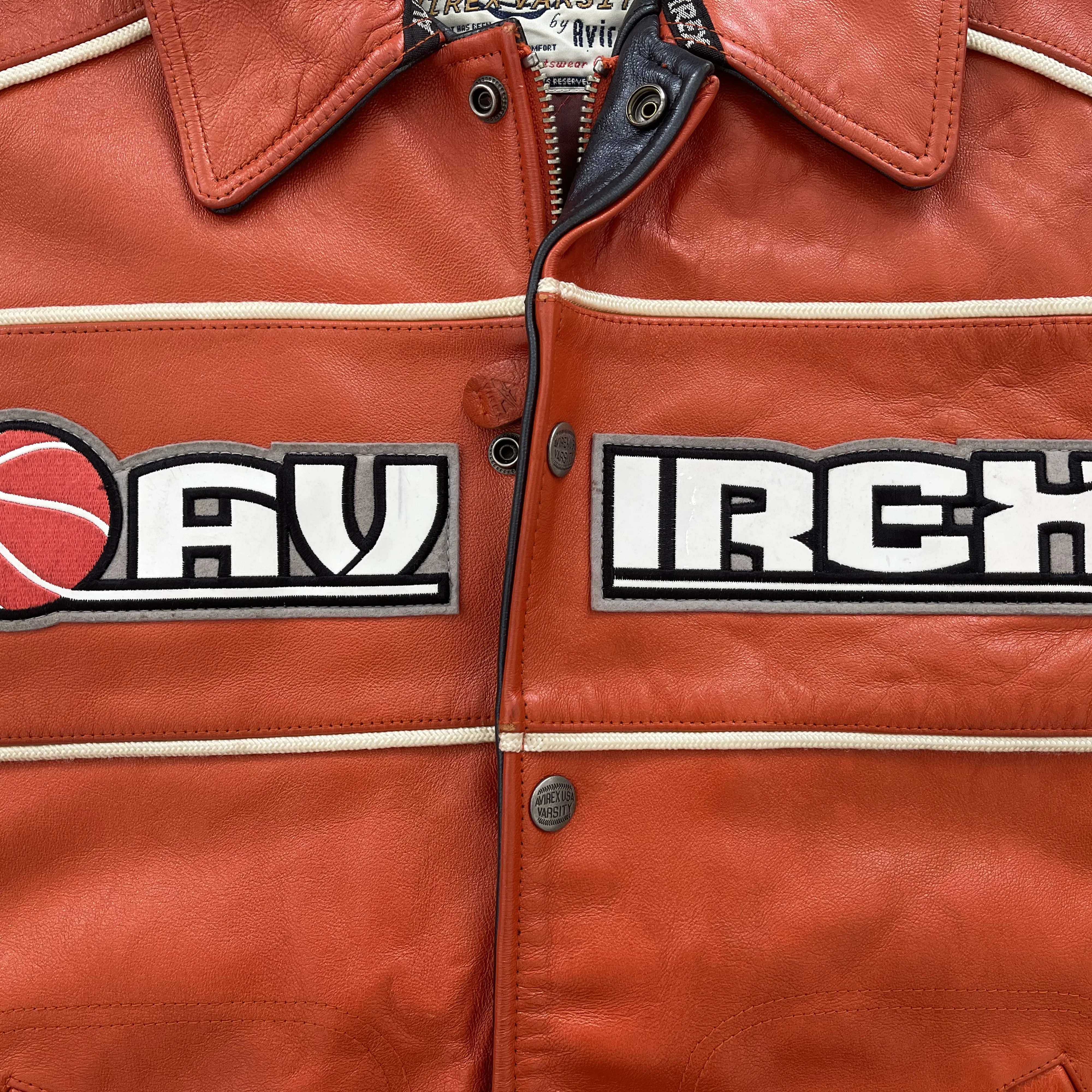 Vintage Avirex Leather Varsity Jacket