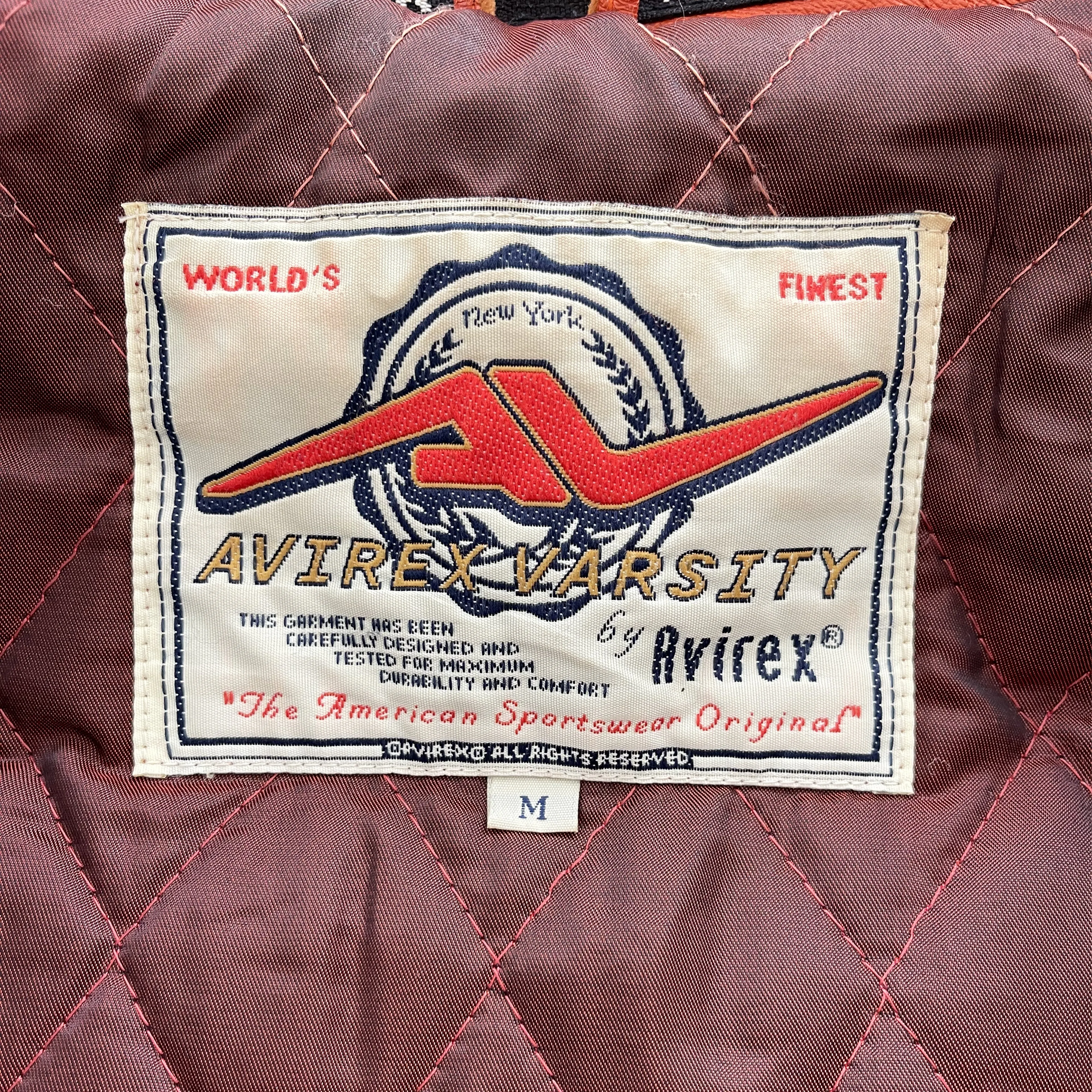 Vintage Avirex Leather Varsity Jacket