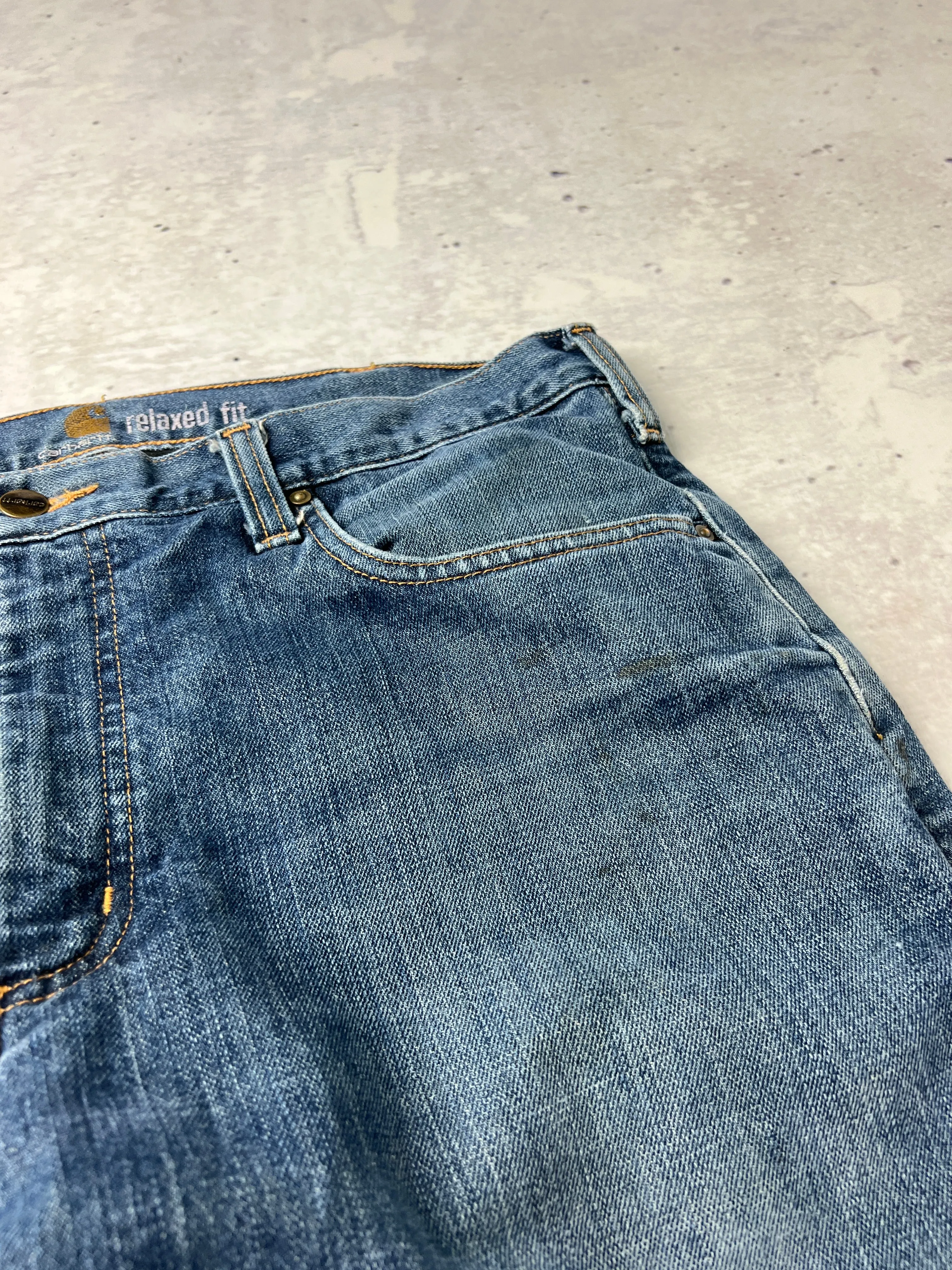 Vintage Carhartt blanket lined denim jeans (W36 x L29)