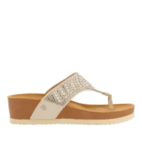 WEDGE SANDALS WITH EMBELLISHED STRAP FOR WOMEN BODMIN