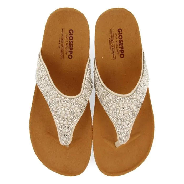 WEDGE SANDALS WITH EMBELLISHED STRAP FOR WOMEN BODMIN