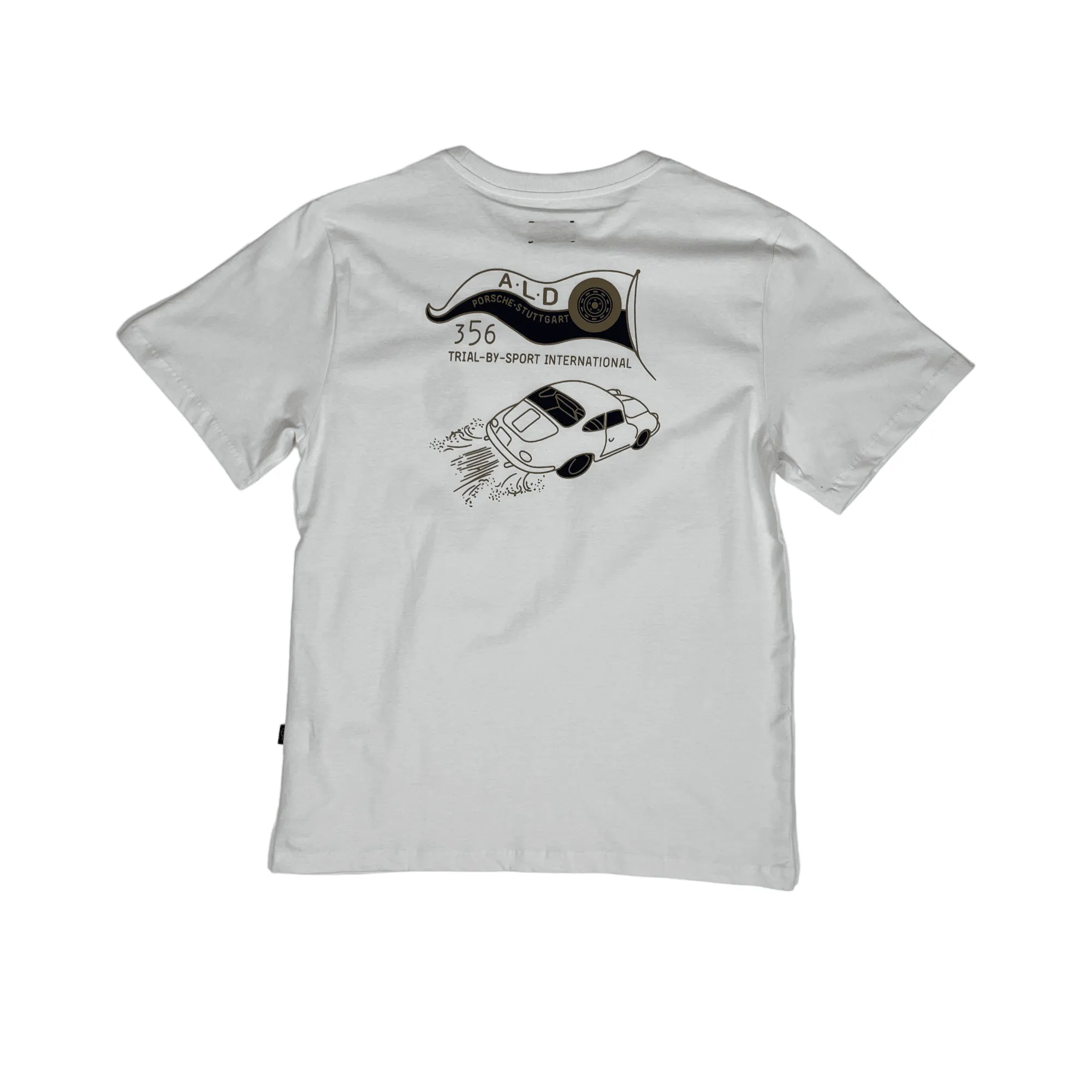 White Aime Leon Dore x Porsche 356 Tee - Large