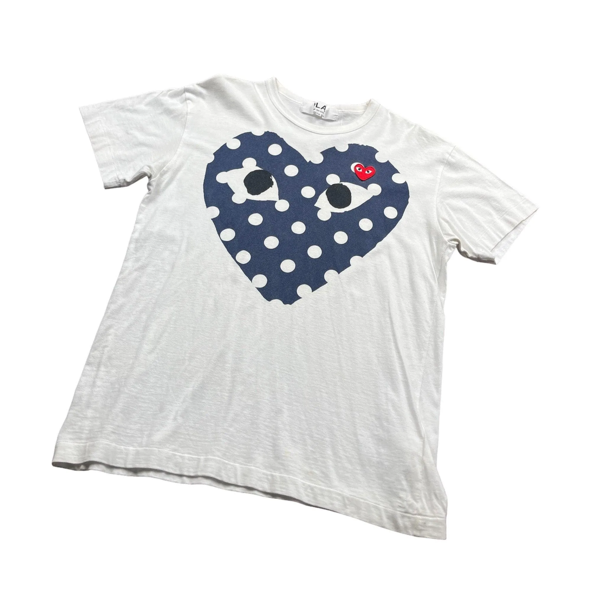 White Comme Des Garcons (CDG) Tee - XXL (Recommended Size - Extra Large)