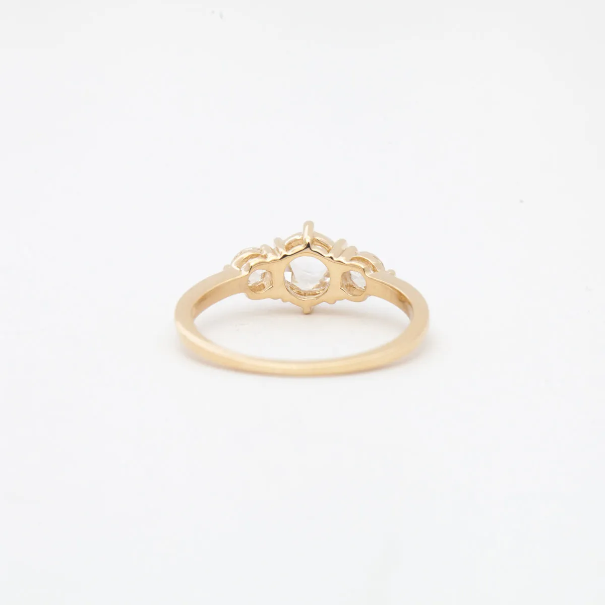 White Diamond Large Tidals Ring