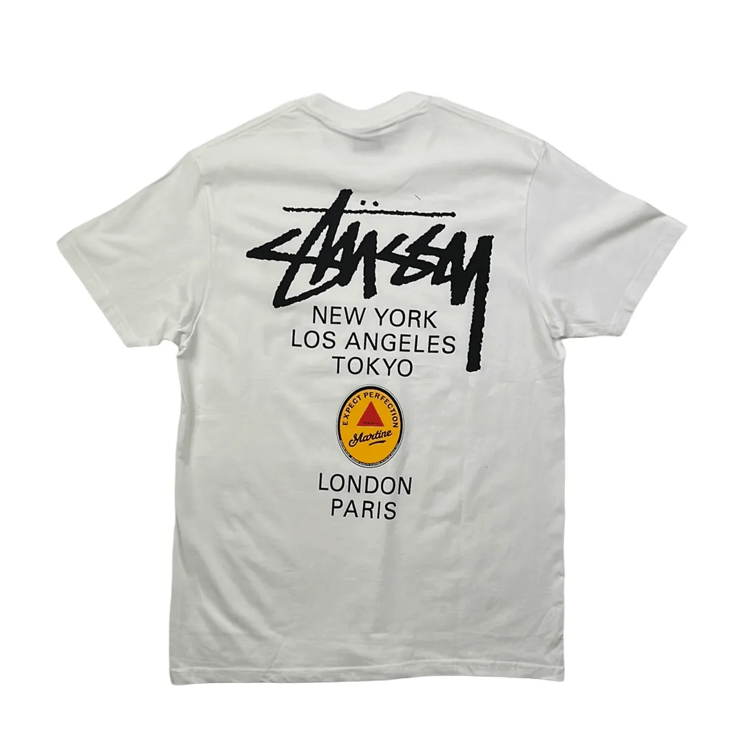 White Stussy x Martine Rose Tee - Large