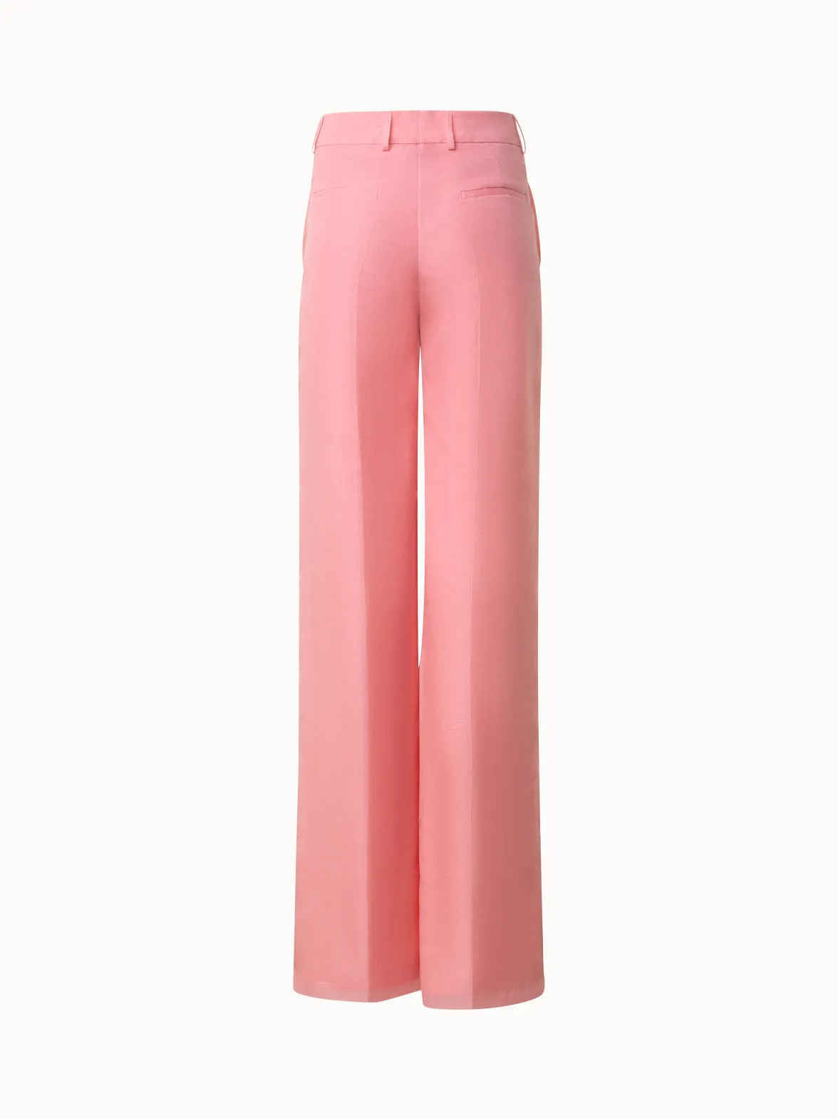 Wide Leg Silk Pants